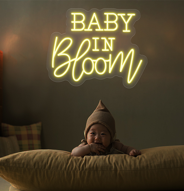 Baby in Bloom LED Neon Sign