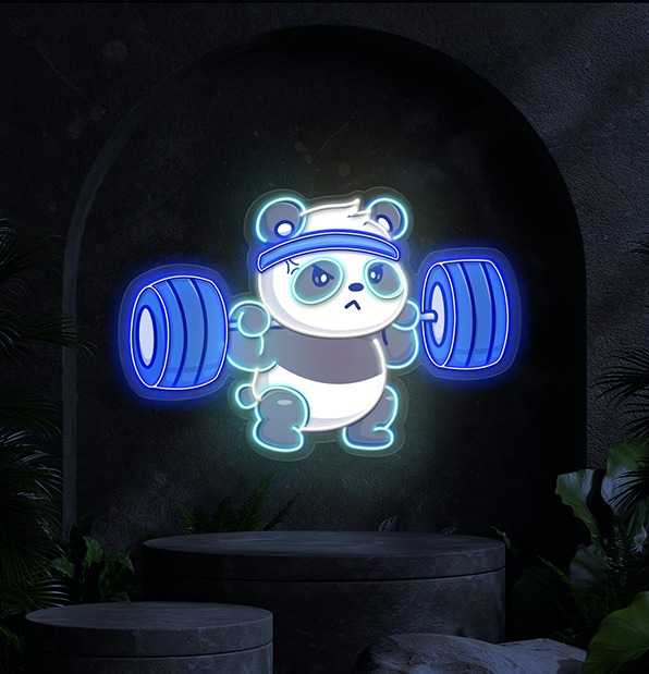 Panda gym uv light