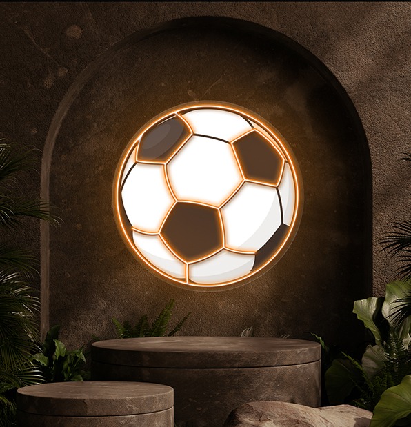 Soccer ball uv printed artwork