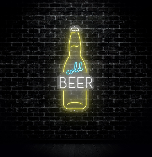 Cold Beer Neon Sign