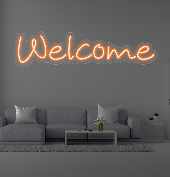 Welcome LED Neon Sign