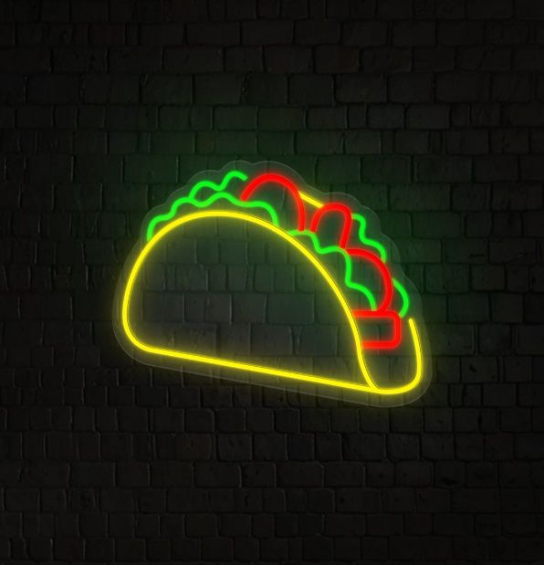 Buy Tacos LED Neon Sign Online | NeonChamp