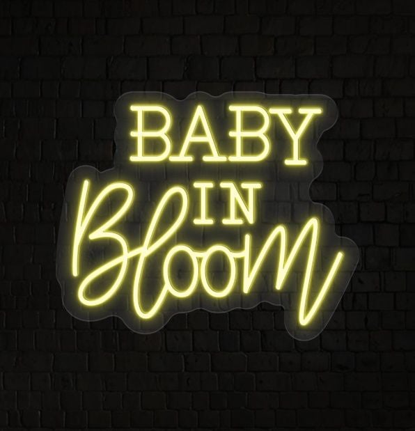 Baby in Bloom LED Neon Sign
