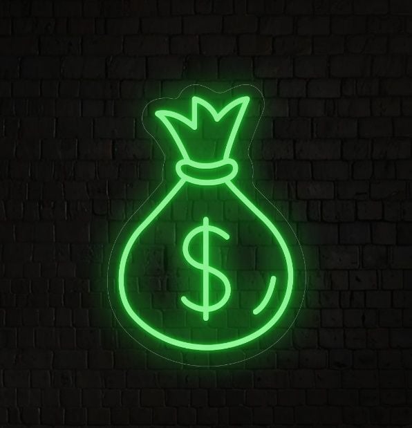 Dollar LED Neon Sign