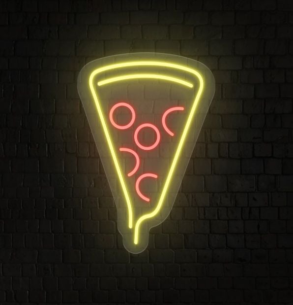 Neon Pizza Sign