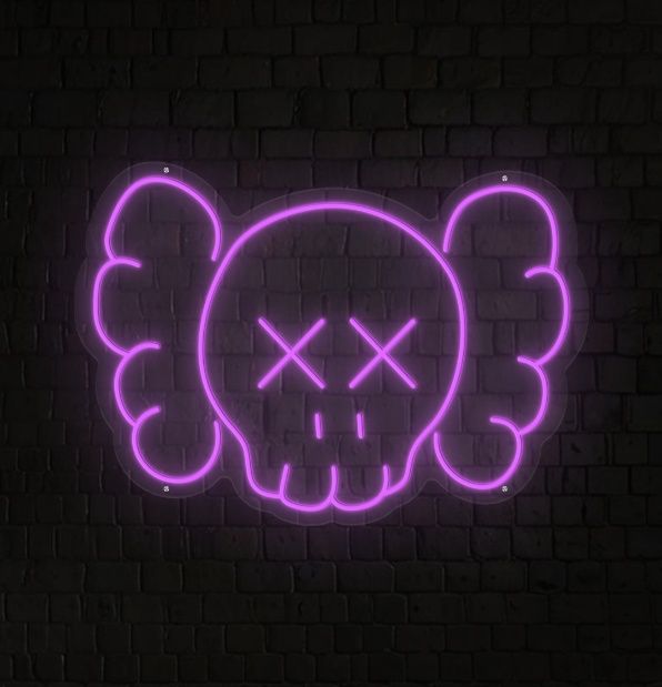 Kaws Neon Sign