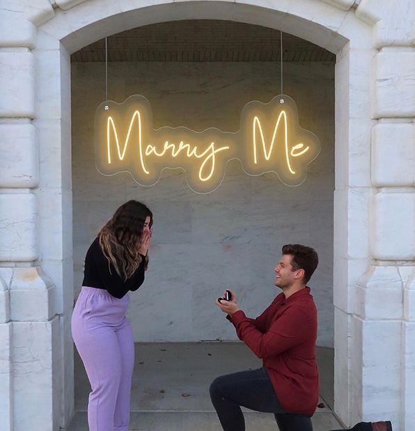 Buy Marry Me Neon Sign Online | NeonChamp