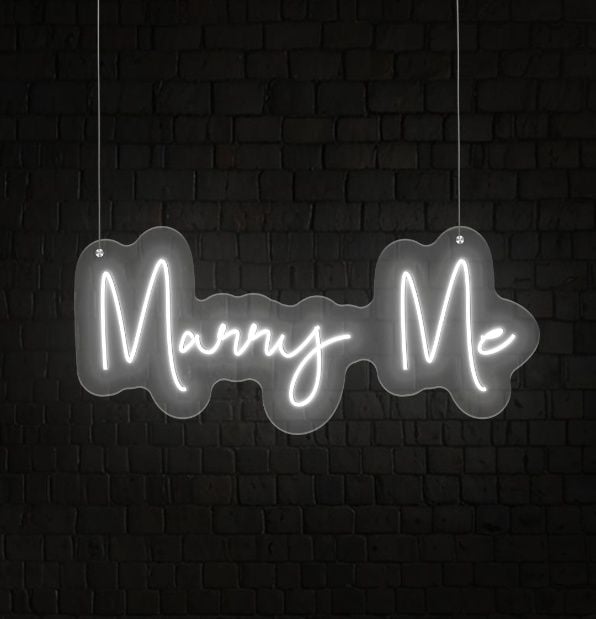 Marry Me LED Neon Sign