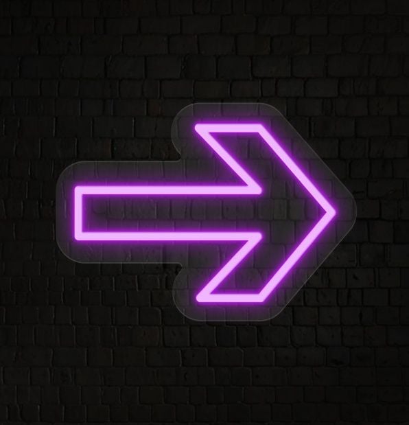 Arrow LED Neon Sign