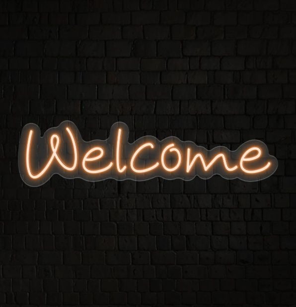 Welcome LED Neon Sign