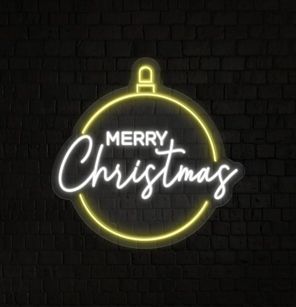Christmas Ornament Neon Sign