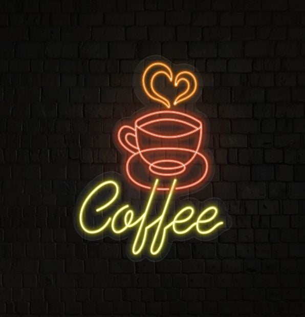 Coffee Cup Neon Sign