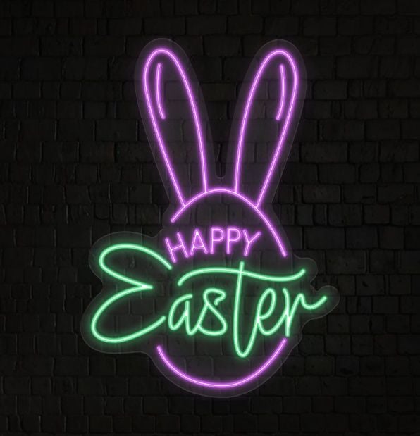 Neon Bunny Sign