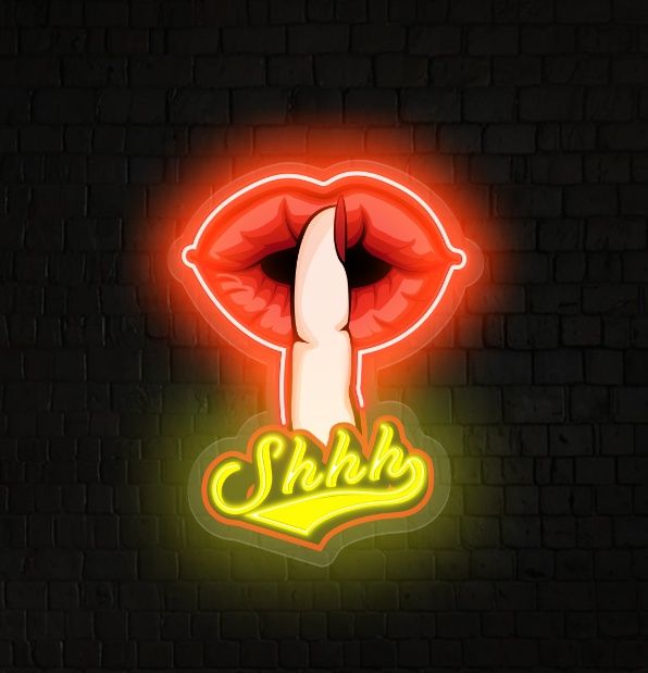Shhh Neon Sign