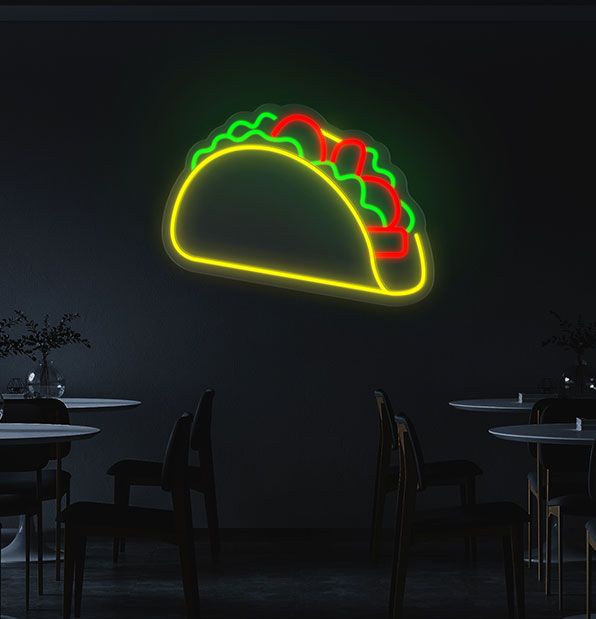 Buy Tacos LED Neon Sign Online | NeonChamp