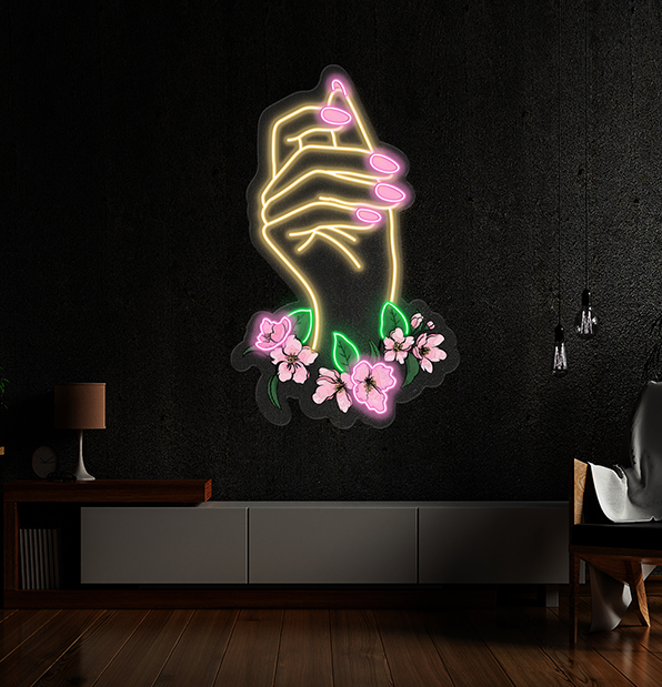 Fancy New Nails LED Neon Sign Light Pop Art