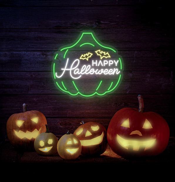 Happy Halloween Neon Sign LED Happy Halloween Neon Sign LED