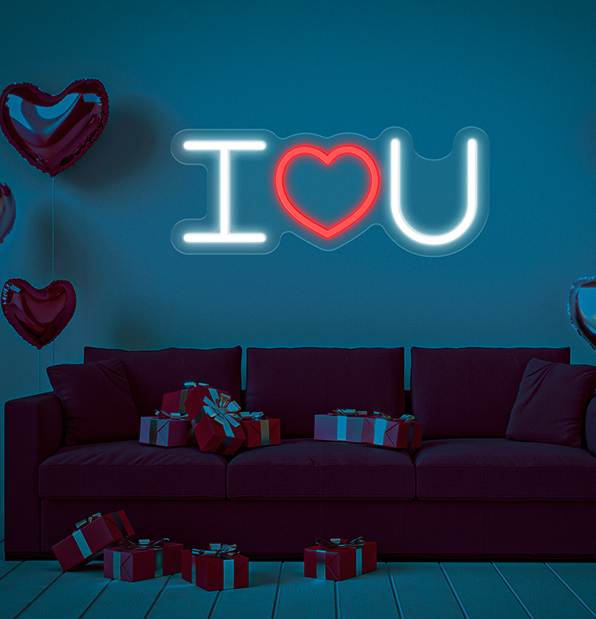 I Love You LED Sign