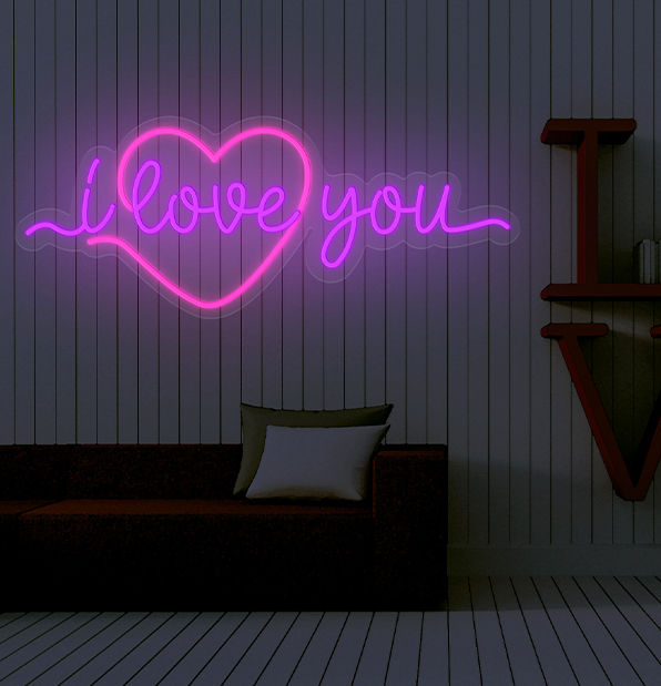 I Love You Neon Sign