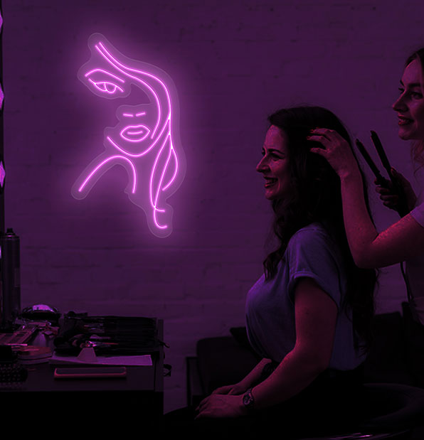 Lady Beauty Salon LED Neon Sign