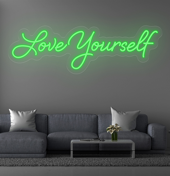Love Yourself LED Neon Sign