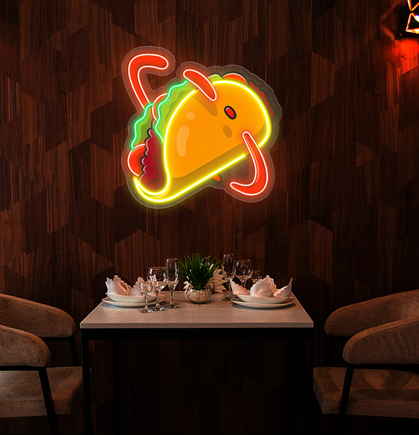 Mexico Taco Restaurant Artwork Led Neon Sign Light