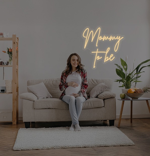 Mommy to be - Baby Shower Neon Sign