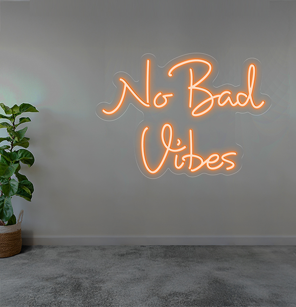 No Bad Vibes LED Neon Sign