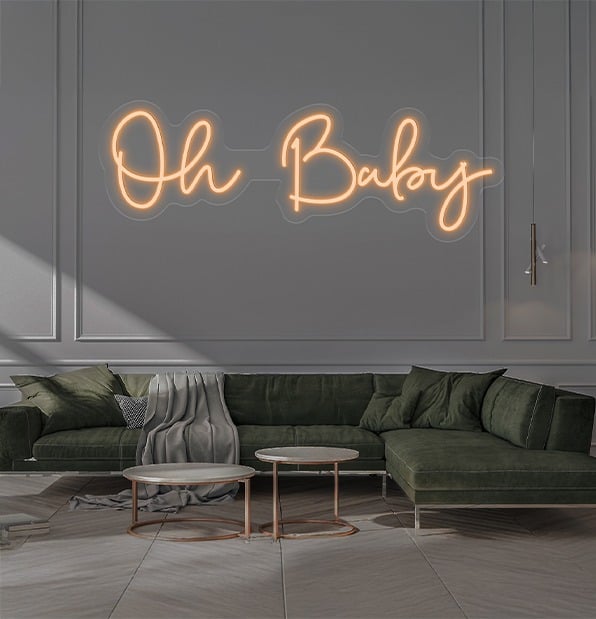 Oh Baby LED Neon Sign