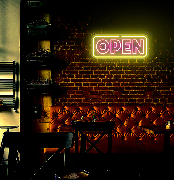 Open Neon Light