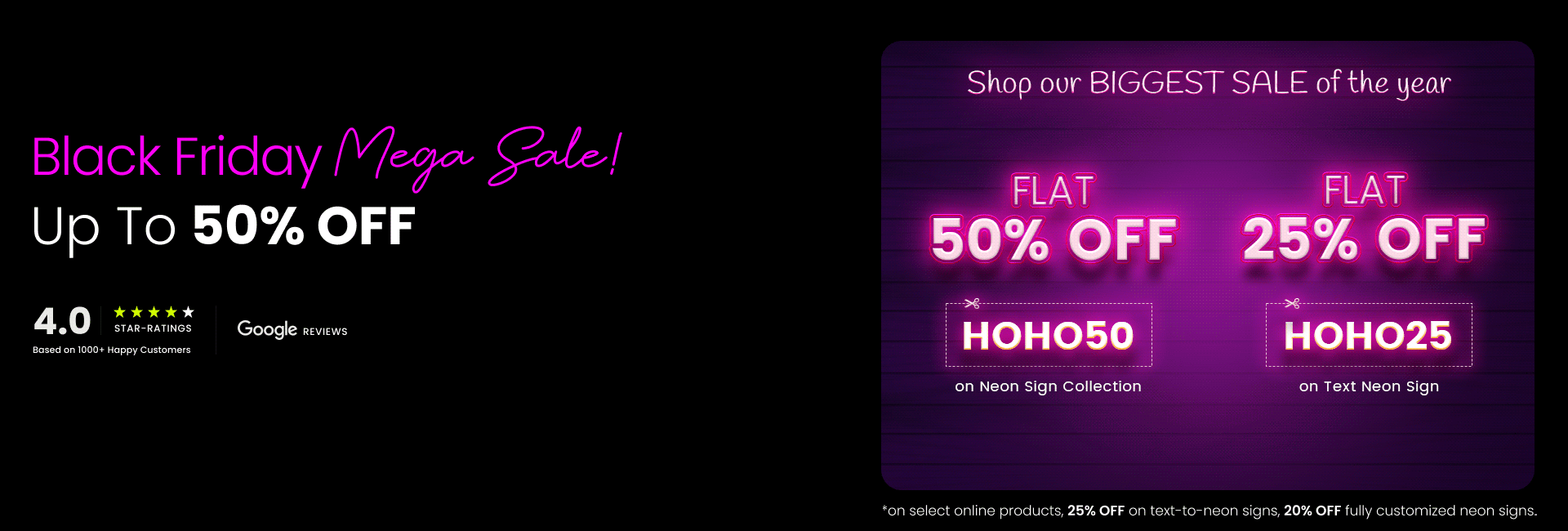 Black Friday Mega Sale!