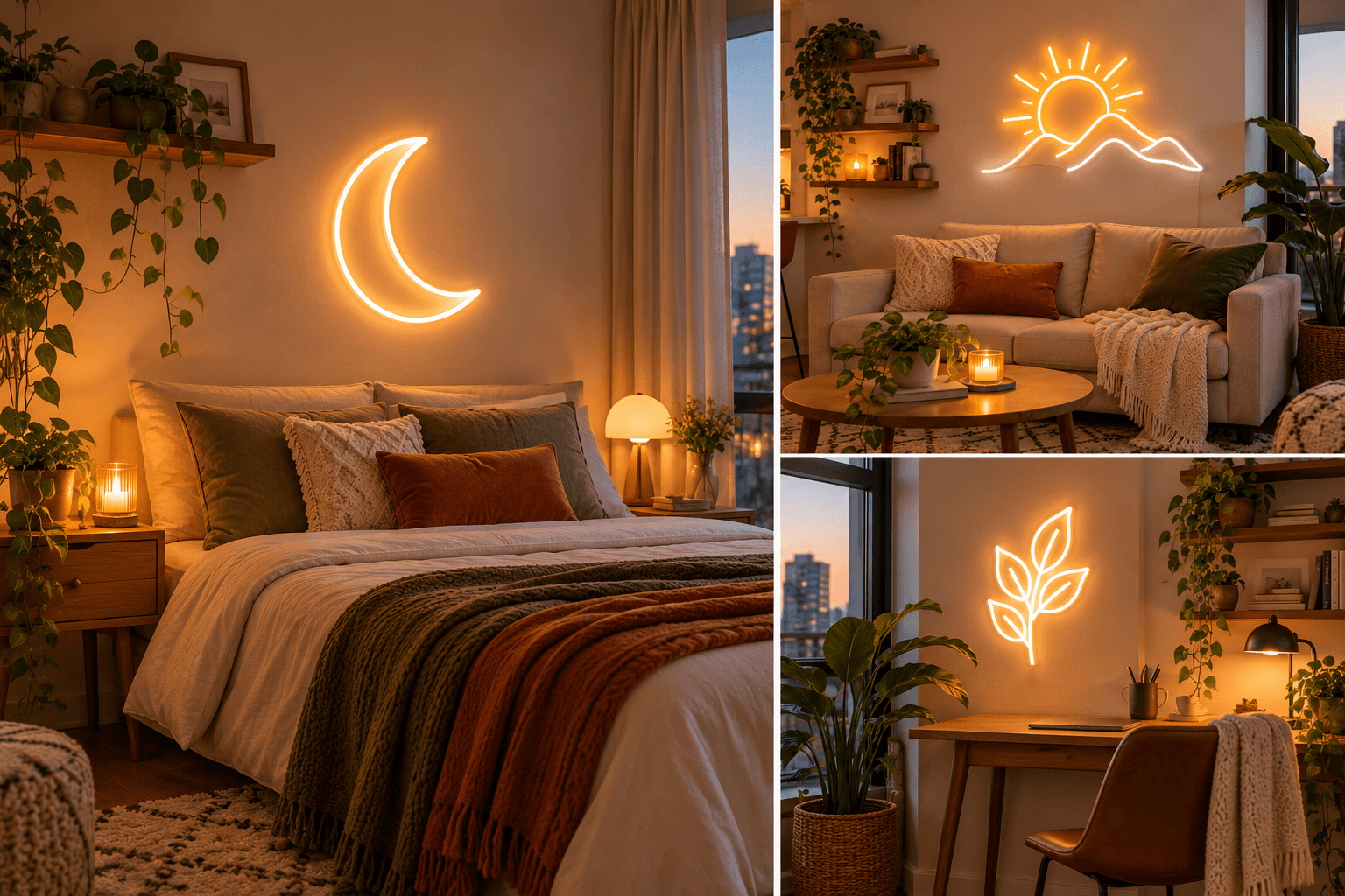 Best Rooms for a Renter-Friendly Neon Sign 