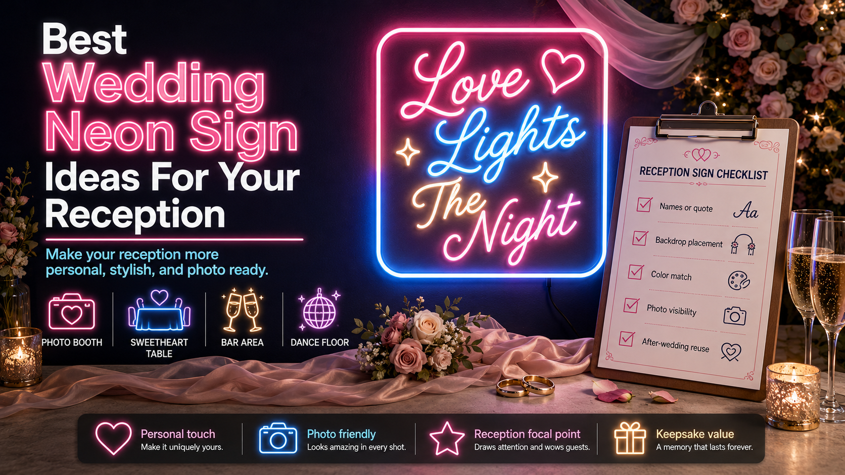 Best Wedding Neon Sign Ideas for Your Reception