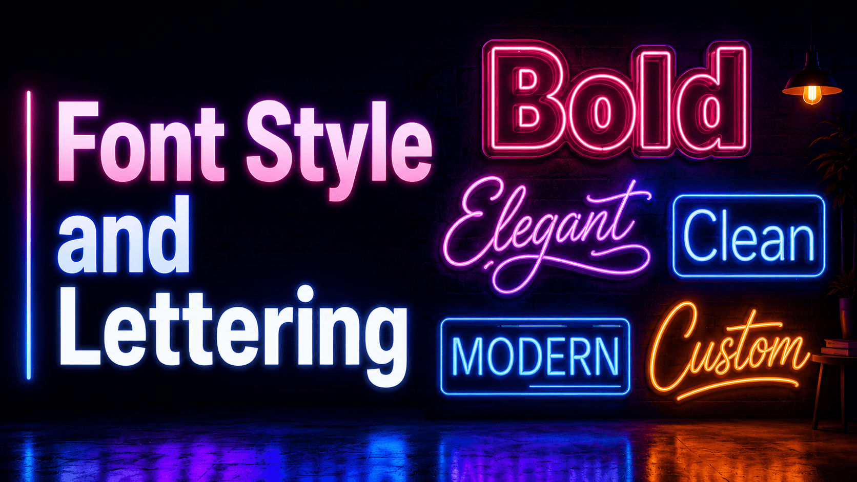 Font Style and Lettering