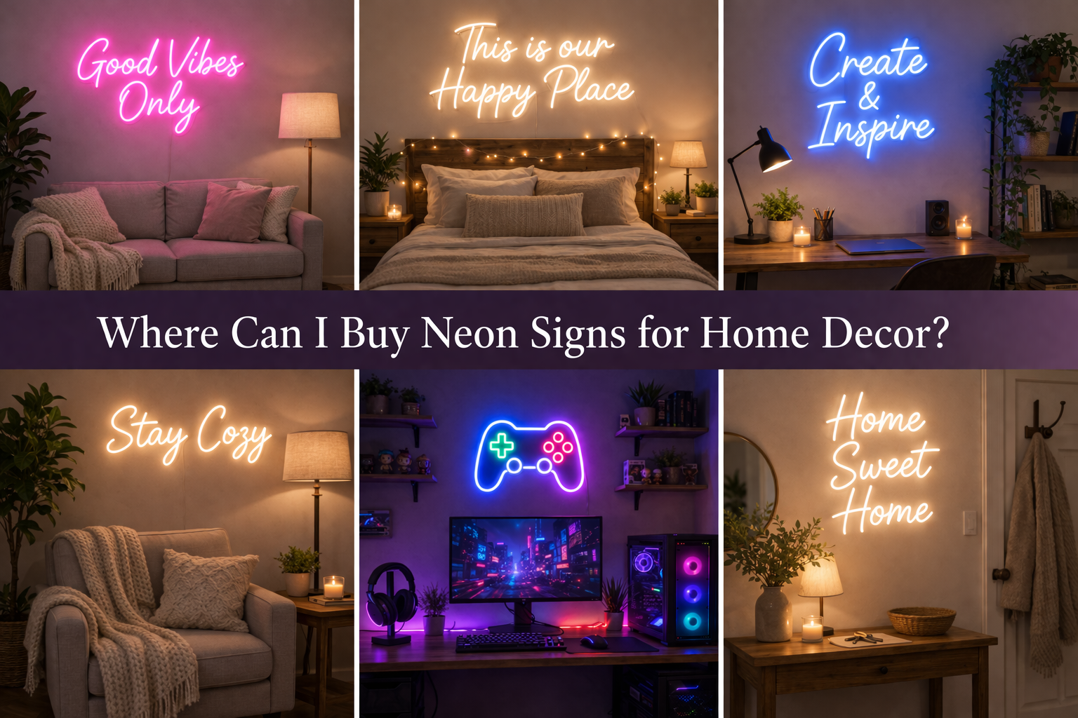Home, Events & Businesses NEON Signs