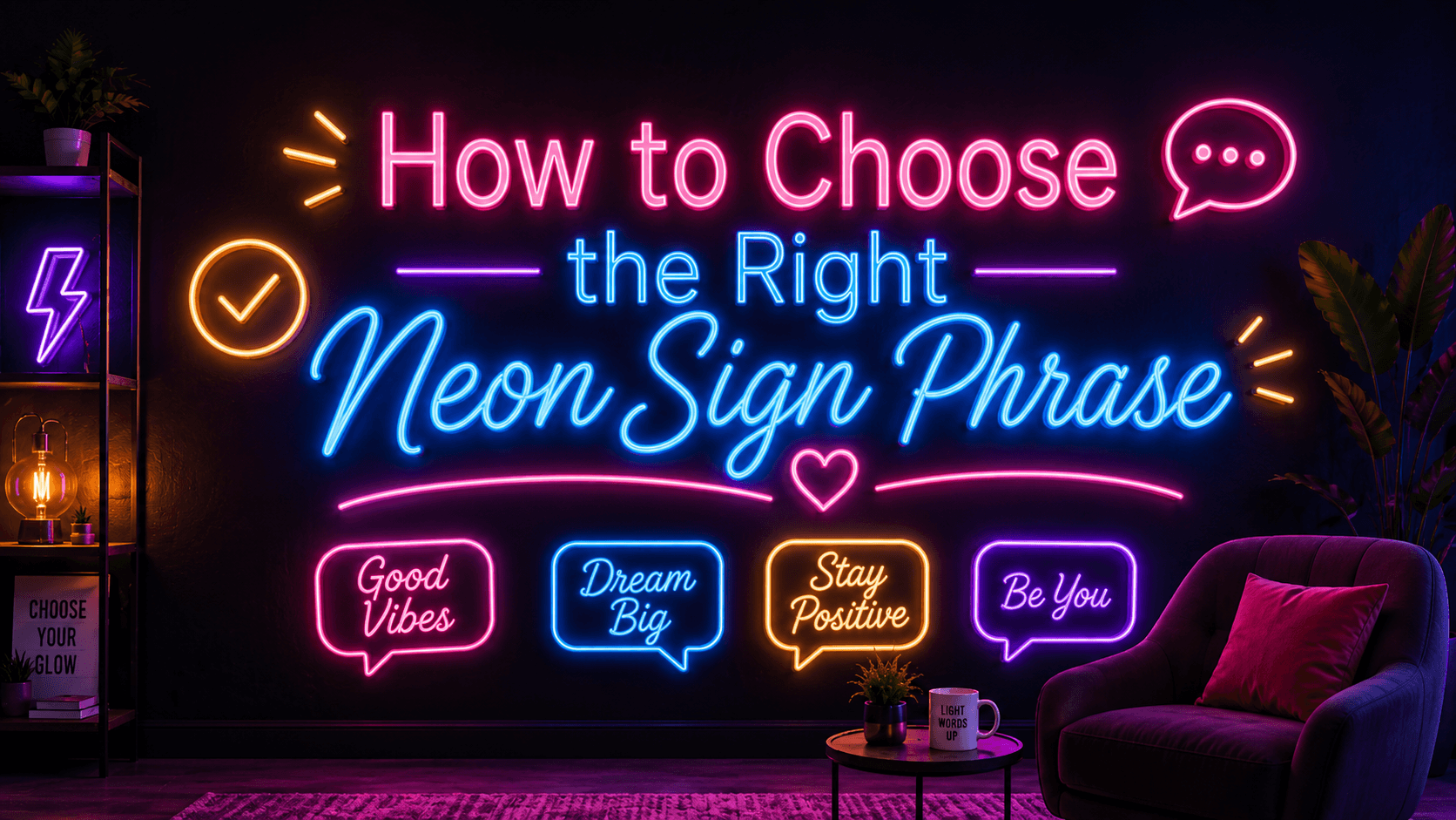 How to Choose the Right Neon Sign Phrase