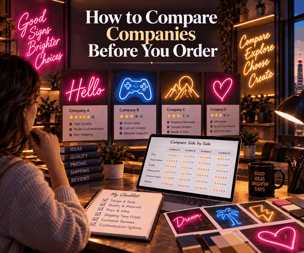 How to Compare Companies Before You Order