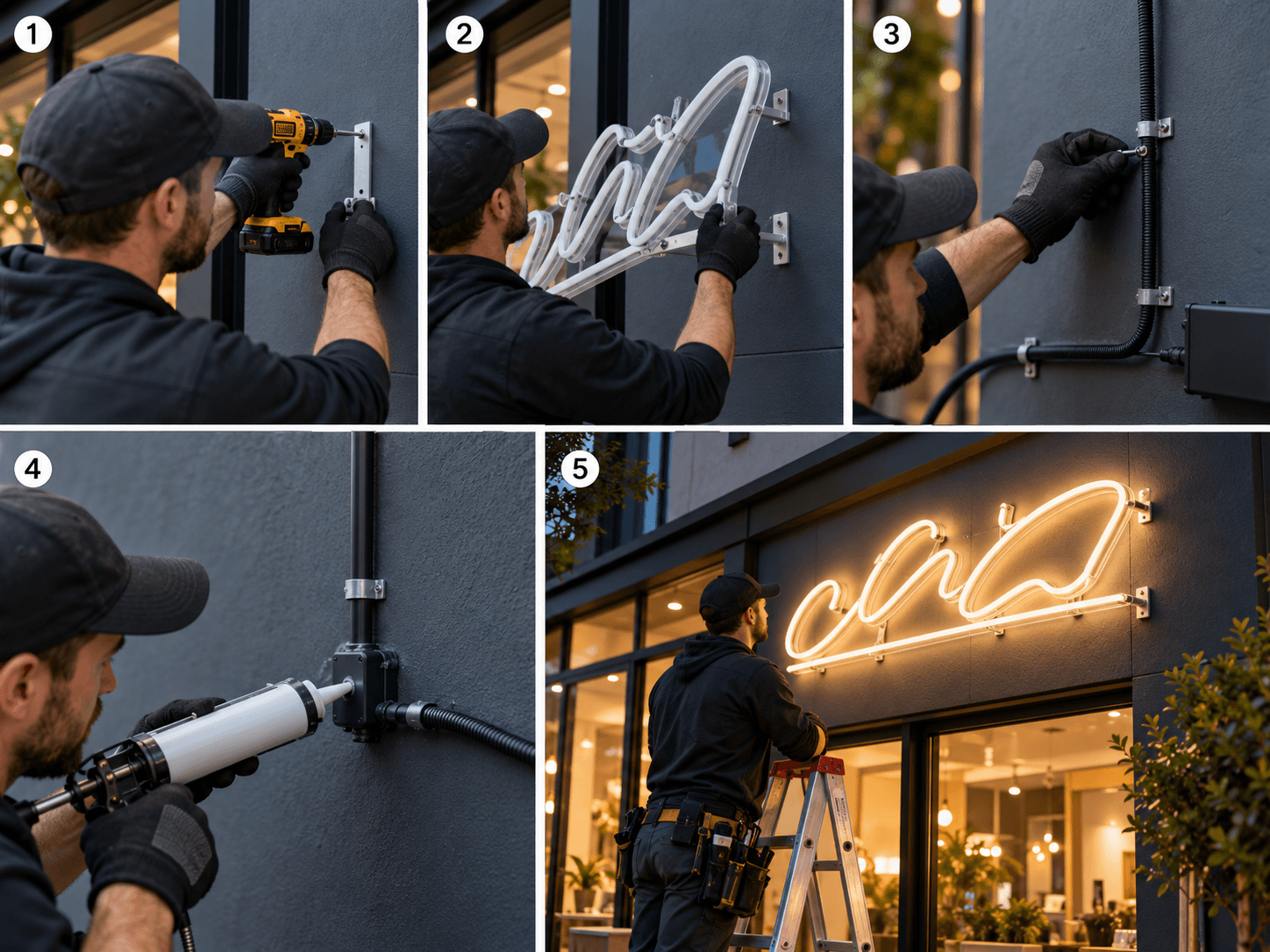 How to Install an Outdoor Neon Sign in 5 Steps