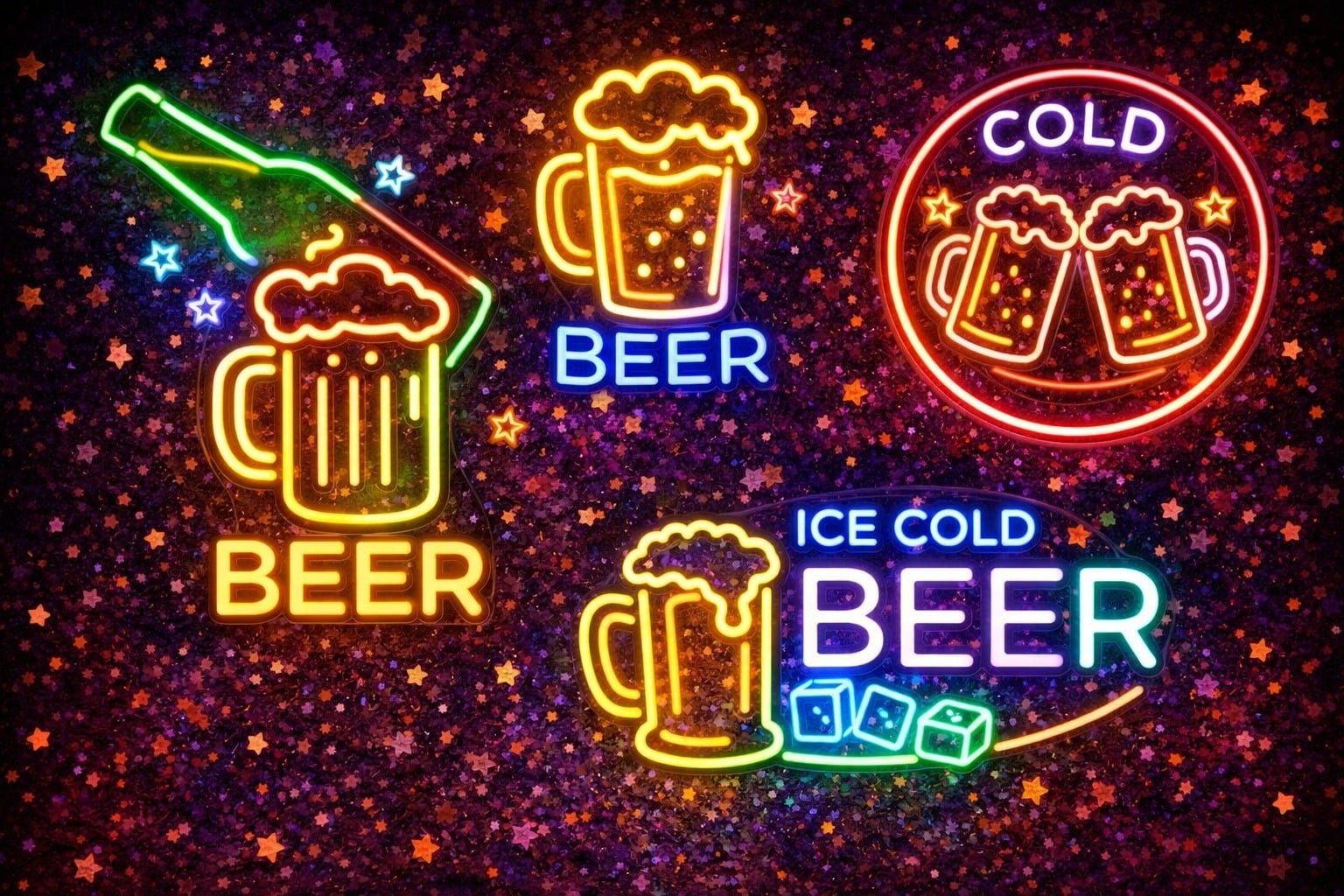 LED Neon Beer Signs