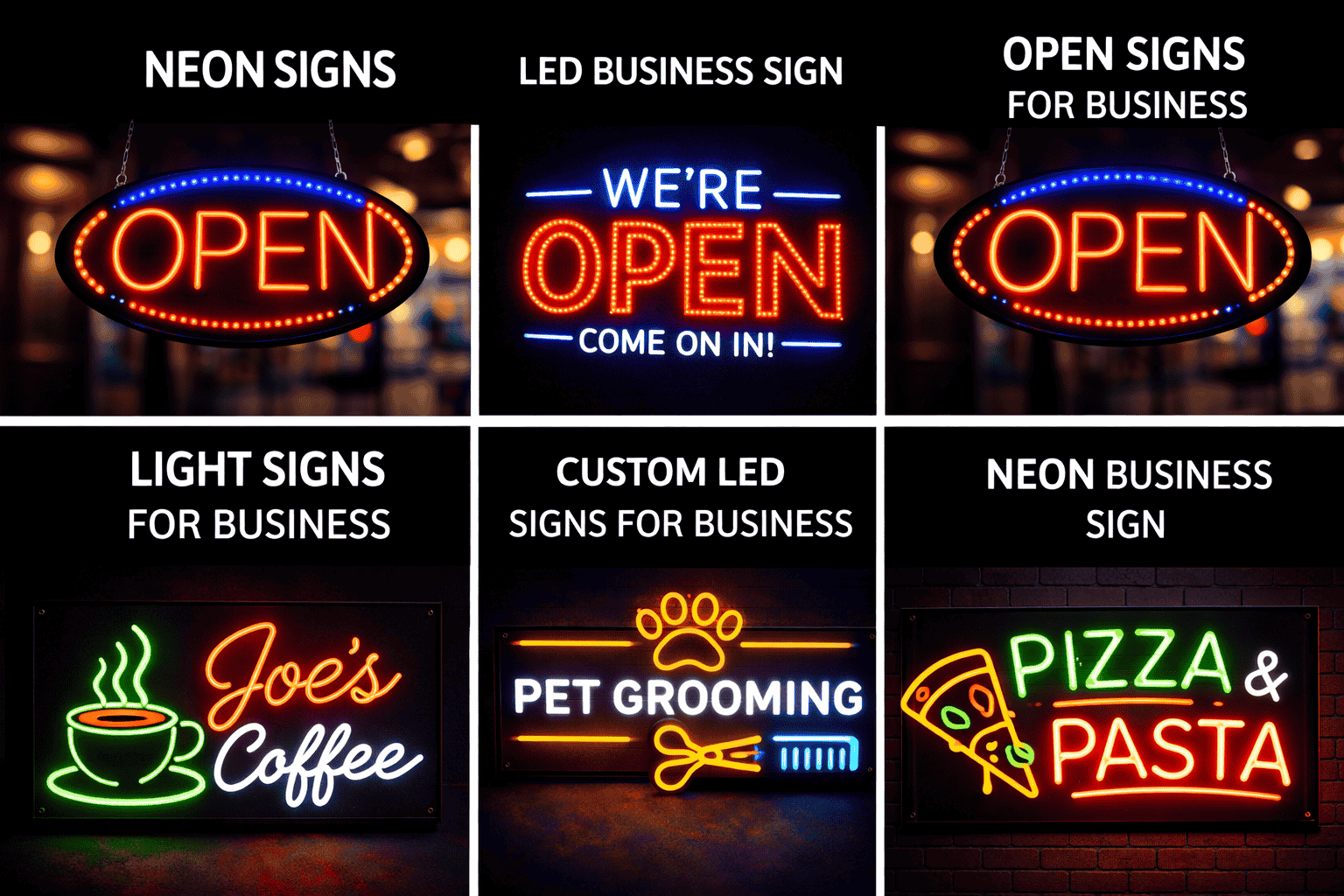 Custom Neo Signs For Business