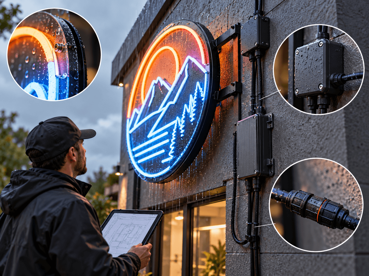 Outdoor Neon Sign IP Ratings Explained