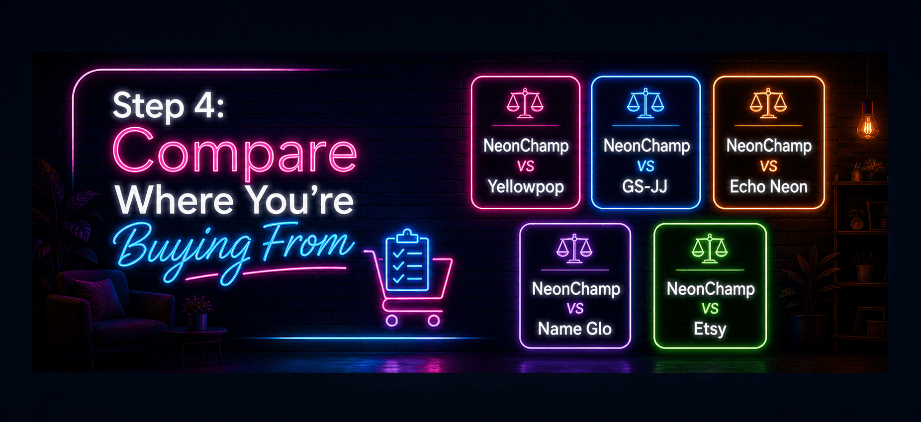 Compare Where You're Buying From