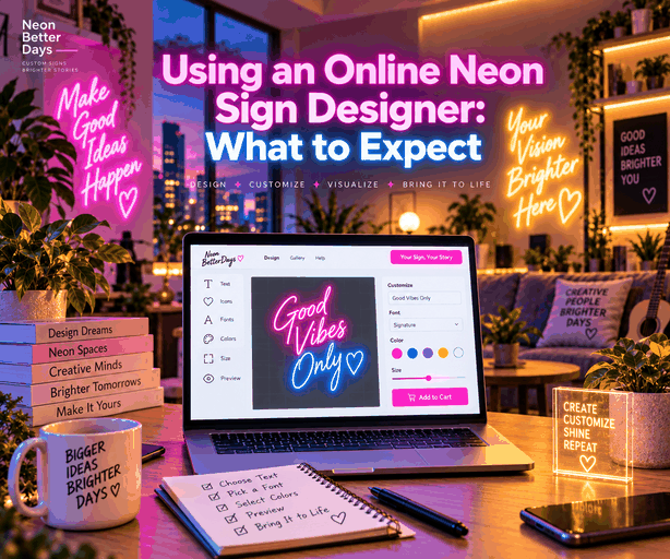 Using an Online Neon Sign Designer: What to Expect