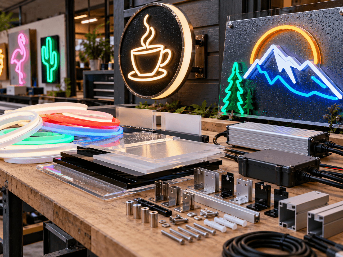 Weatherproof Materials Used in Outdoor Neon Signs