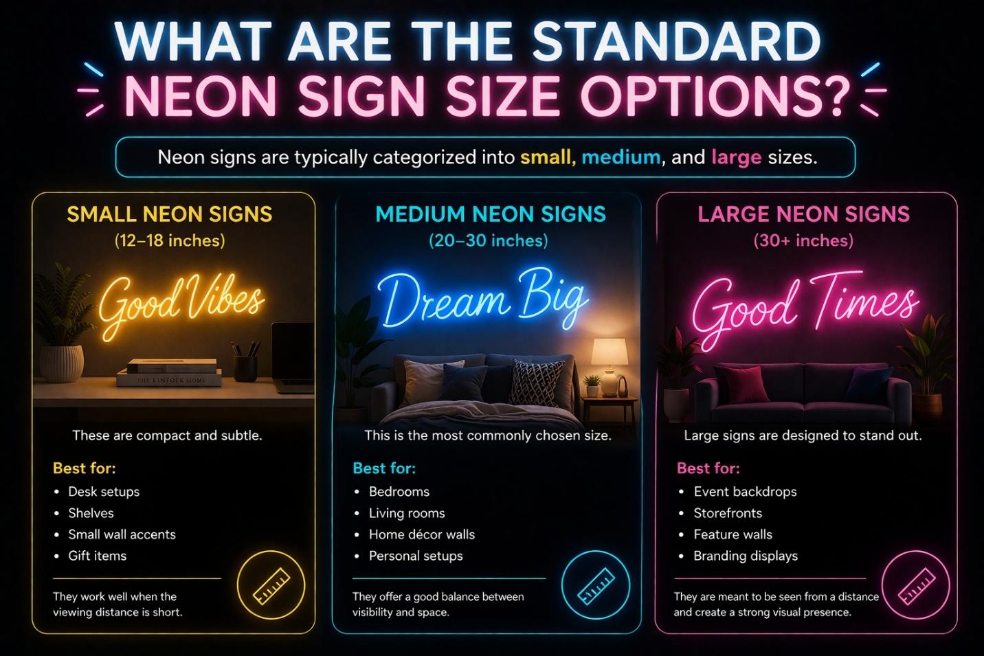 Neon signs