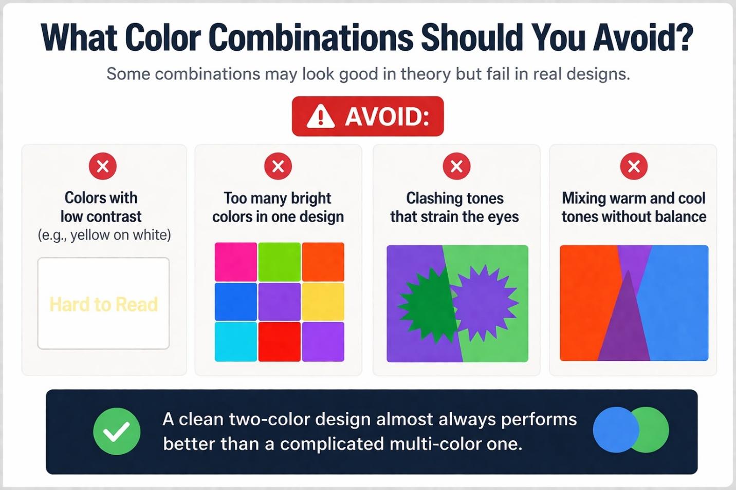 What Color Combinations Should You Avoid