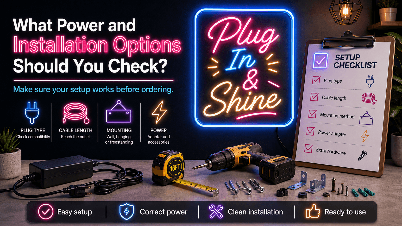 What Power and Installation Options Should You Check