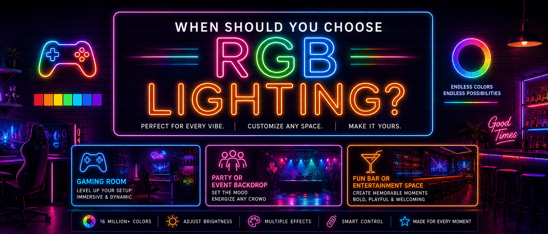 When Should You Choose RGB Lighting