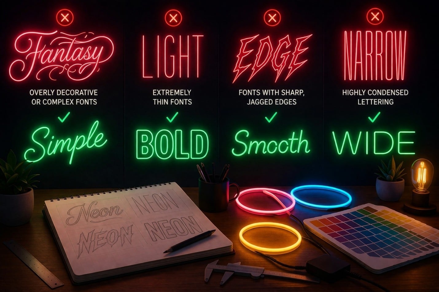 What Makes a Font Suitable for Neon Signs
