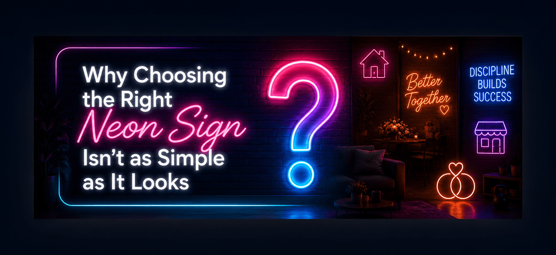 Why Choosing the Right Neon Sign Isn't as Simple as It Looks